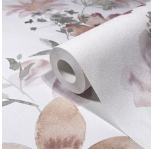 Rouleau de papier peint à motif floral