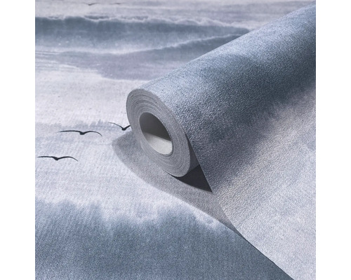 Rouleau de papier peint avec motif marin abstrait
