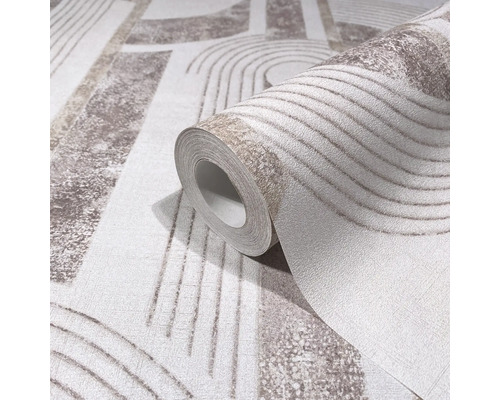 Rouleau de papier peint avec motif géométrique