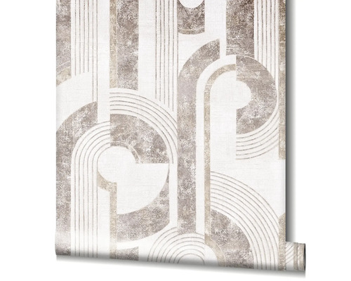 Rouleau de papier peint avec motif géométrique