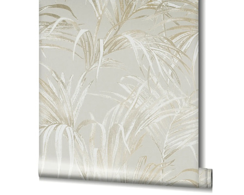 Rouleau de papier peint avec motif de feuilles de palmier