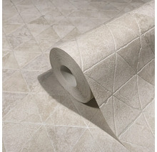 Rouleau de papier peint avec motif géométrique triangulaire