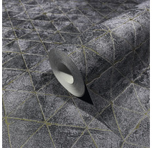 Tapetenrolle mit geometrischem Dreiecksmuster