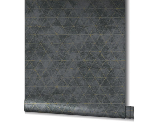 Tapetenrolle mit grafischem Dreiecksmuster