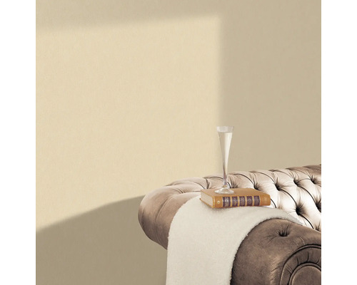 Wandgestaltung mit Sofa, Buch und Glas