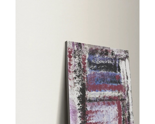 Abstraktes Leinwandbild mit Farbschattierungen