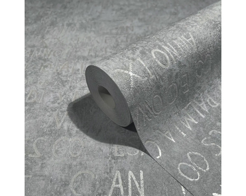 Tapetenrolle mit Muster aus Buchstaben