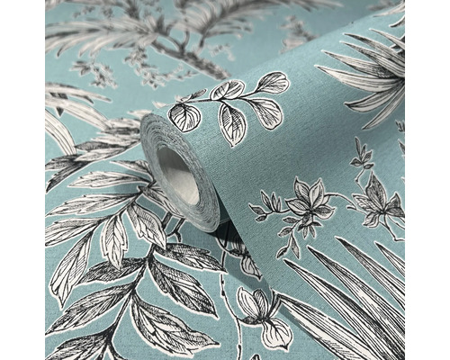 Rouleau de papier peint à motif floral