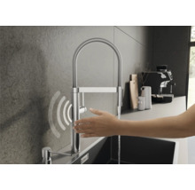 Blanco Küchenarmatur mit Handbrause CULINA-S II SENSOR edelstahl gebürstet 527462