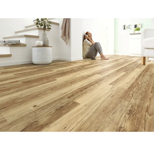 Sol vinyle Castle Oak plancher de maison de campagne raccord à clipser 1220 x 185 x 10,5 mm
