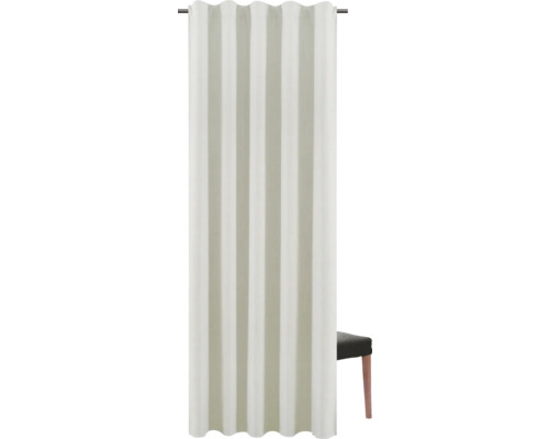 Vorhang mit Ösenaufhängung und Streifenmuster