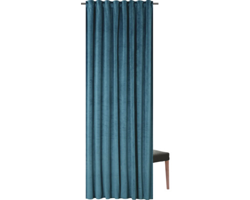 Gardine aus Stoff mit Ösenaufhängung