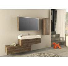 Jungborn Spiegelschrank QUATTRO SEDICI NOVE 120 x 20 x 70 cm nussbaum 2-türig LED IP 44