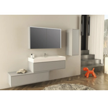 Jungborn Spiegelschrank QUATTRO SEDICI NOVE 120 x 20 x 70 cm grau 2-türig LED IP 44