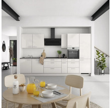 Cuisine complète NOBILIA sans appareils Urban 360 cm gris soie haute brillance prémontée variante droite 4004539010789