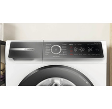 Machine à laver Bosch Série 8 avec panneau de commande et sélection de programme