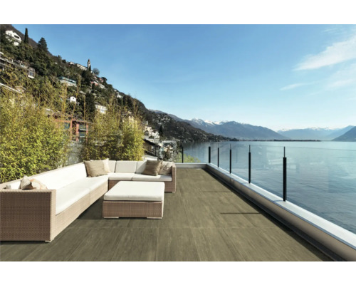 Feinsteinzeug Terrassenplatte Selva Amazzonia rektifizierte Kante 180 cm x 80 cm x 2 cm