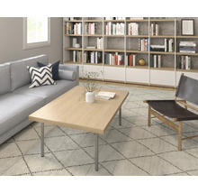 Tarrox Tischbein rund Ø 30 x 600 mm, silber