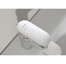 Robinet de lavabo avec mitigeur hansgrohe VERNIS BLEND 100 CoolStart chrome avec tige de traction 71585000