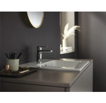 Robinet de lavabo avec mitigeur hansgrohe VERNIS BLEND 100 CoolStart chrome avec tige de traction 71585000