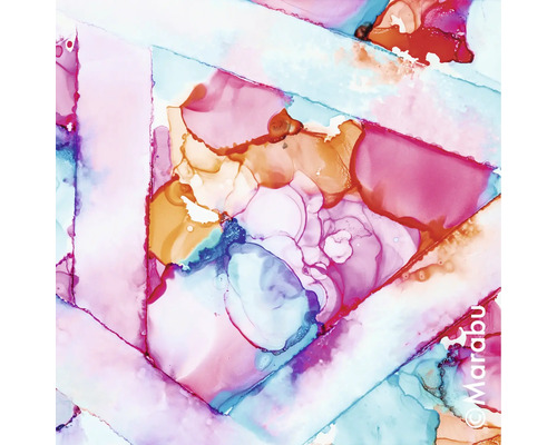 Abstraktes Dreiecksmuster mit fließenden Farbverläufen