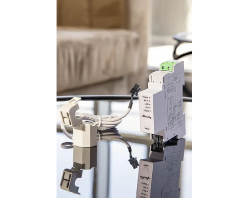 Compteur d''énergie Shelly 3EM avec mesure de puissance