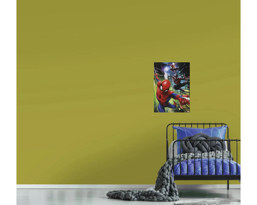 Wandbild mit Spider-Man Motiv im Kinderzimmer