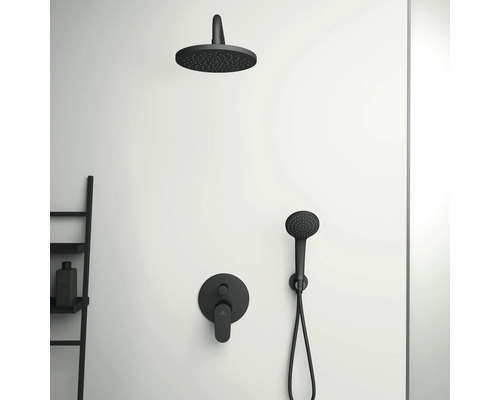 Duschset mit Kopfbrause, Handbrause und Armatur