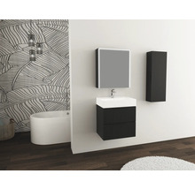 Jungborn Spiegelschrank QUATTRO SEDICI NOVE 60 x 20 x 70 cm schwarz matt 1-türig LED IP 44