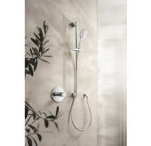 Robinet de douche avec douchette à main et mitigeur thermostatique au mur