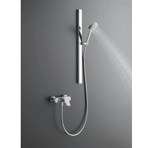 Ensemble de douche avec douchette à main et barre de douche