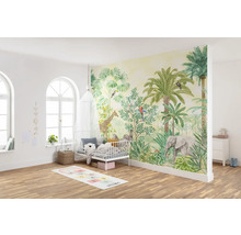 Papier peint panoramique intissé IAX7-0010 Into Wonderland Jungle Adventure 350 x 280 cm 7 pces 350 x 280 cm