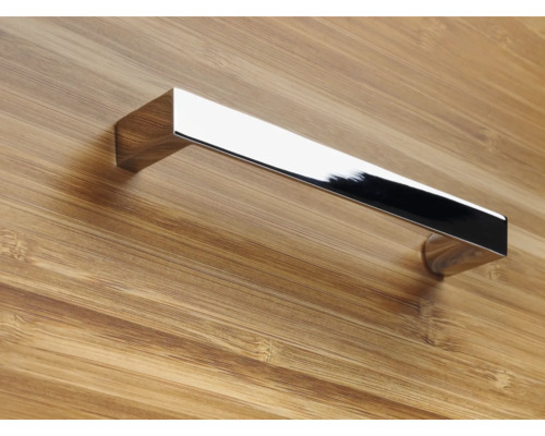 Poignée de meuble rectangulaire en métal