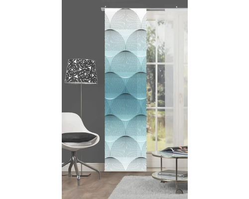 Panneau japonais décoratif avec motif géométrique devant la fenêtre