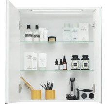 Spiegelschrank Pelipal xpressline 3261 66 x 16 x 72 cm weiß hochglanz 2-türig LED