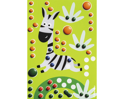 Marabu Kids Window Color Malvorlage Zebra