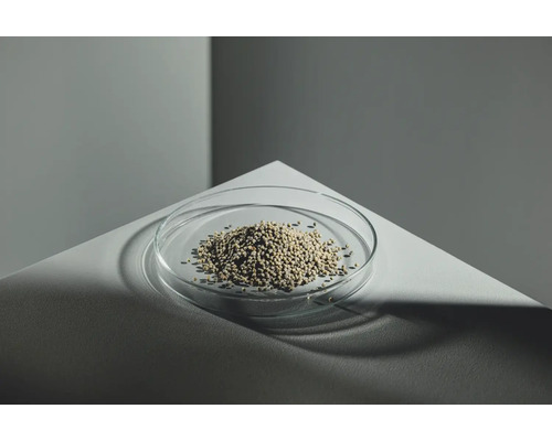 Futtermittel in einer Glasschale