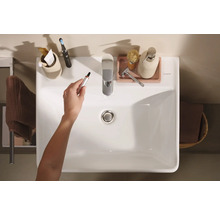 Robinet de lavabo avec mitigeur hansgrohe VERNIS BLEND 100 CoolStart chrome avec tige de traction 71585000