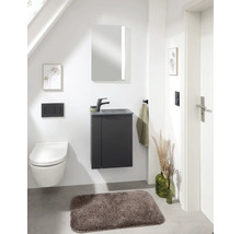 Waschtischunterschrank FACKELMANN SBC rechts BxHxT 440 x 600 mm x 243 mm Frontfarbe schwarz matt 86069