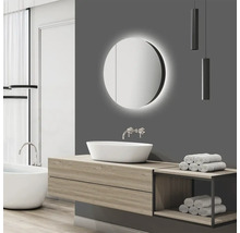 Spiegelschrank DSK Picasso 60 x 8,9 x 60 cm schwarz 1-türig LED IP 24