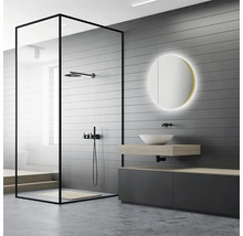 Spiegelschrank DSK Picasso 60 x 8,9 x 60 cm gold 1-türig LED IP 24