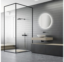 Spiegelschrank DSK Picasso 60 x 8,9 x 60 cm weiß 1-türig LED IP 24