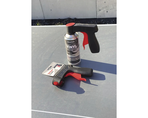 Sprühpistole und Maston Vinyl Lackspraydose