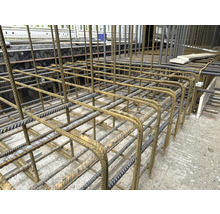 Konstruktion aus Bewehrungsstahl für Betonarbeiten