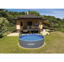 Piscine hors sol à paroi en acier Marimex Orlando Ø 366x107 cm sans accessoires gris