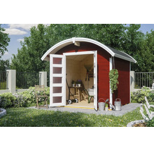 Gartenhaus SKAN HOLZ Delft inkl. Fußboden 290 x 310 cm schwedischrot