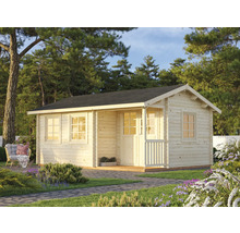 Gartenhaus Palmako Susanna 16,4 m² inkl. Fußboden 564 x 446 cm natur