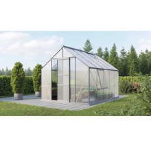 Gewächshaus Vitavia Meridian 1 8300 Hohlkammerplatten 6 mm 257x321 cm Aluminium