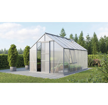 Gewächshaus Vitavia Meridian 1 9900 Hohlkammerplatten 4 mm 257x383 cm Aluminium