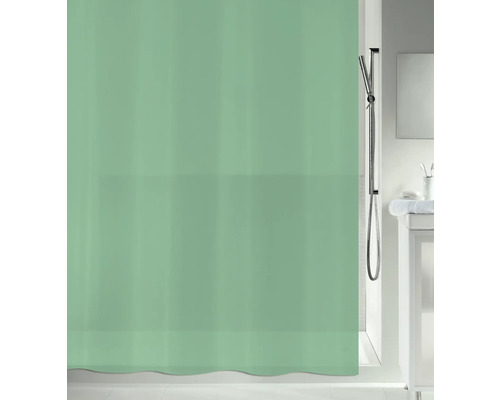 Rideau de douche spirella BIO 180 x 200 cm vert 10.20154